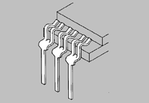 LCD Glass Pins